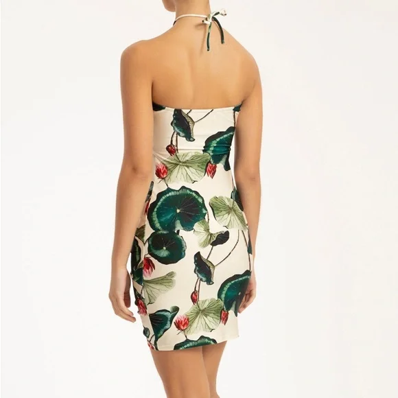 ADRIANA DEGREAS Victoria Regina Frilled Short Dress - Picture 2 of 5